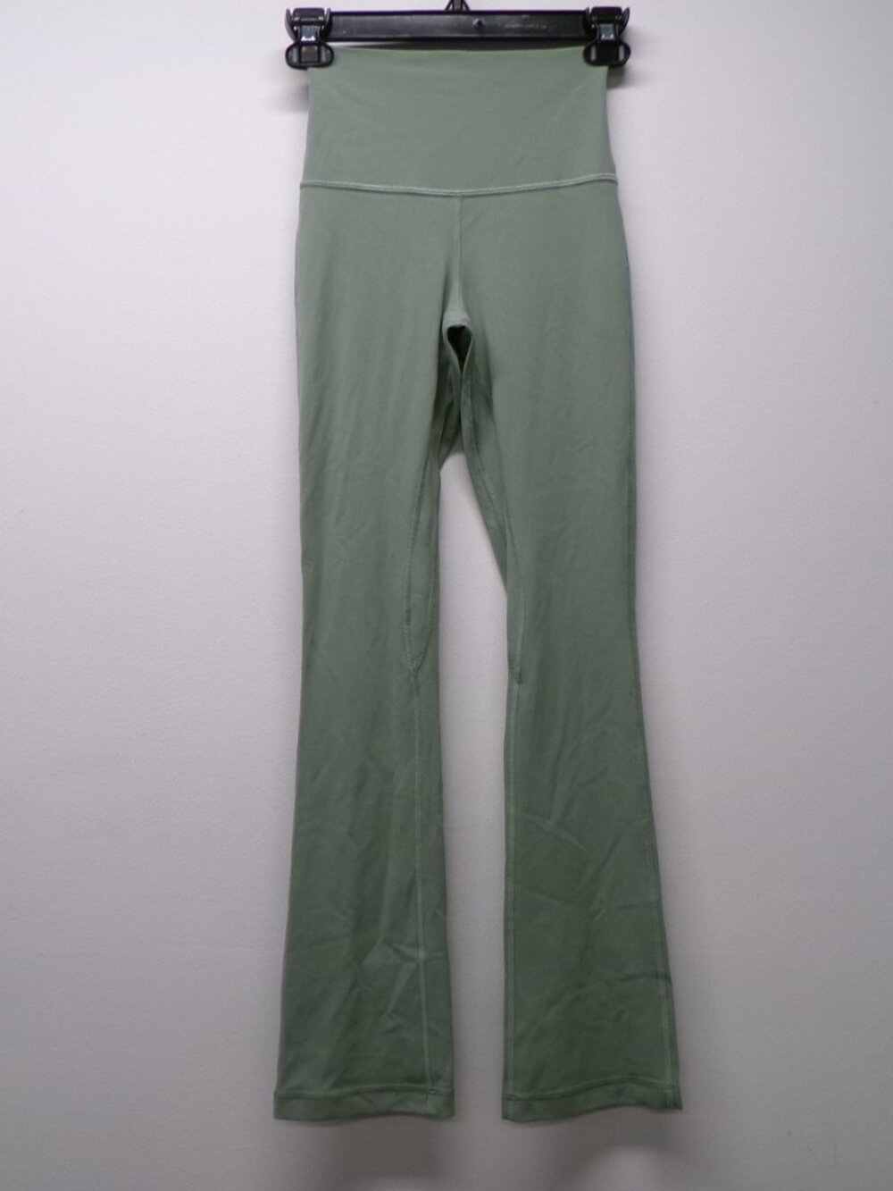 Lululemon Align High Rise Mini Flare Leggings Pants Size 2 Light Green W5FJSS